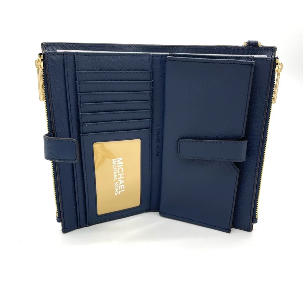 Michael Kors Large Double Zip Wallet Wristlet